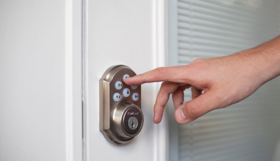 ADT smartlock on a Eau Claire home